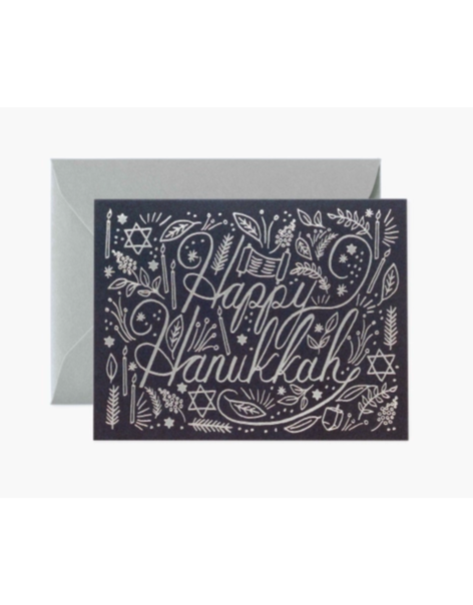 Rifle Paper Co. Silver Hanukkah Card