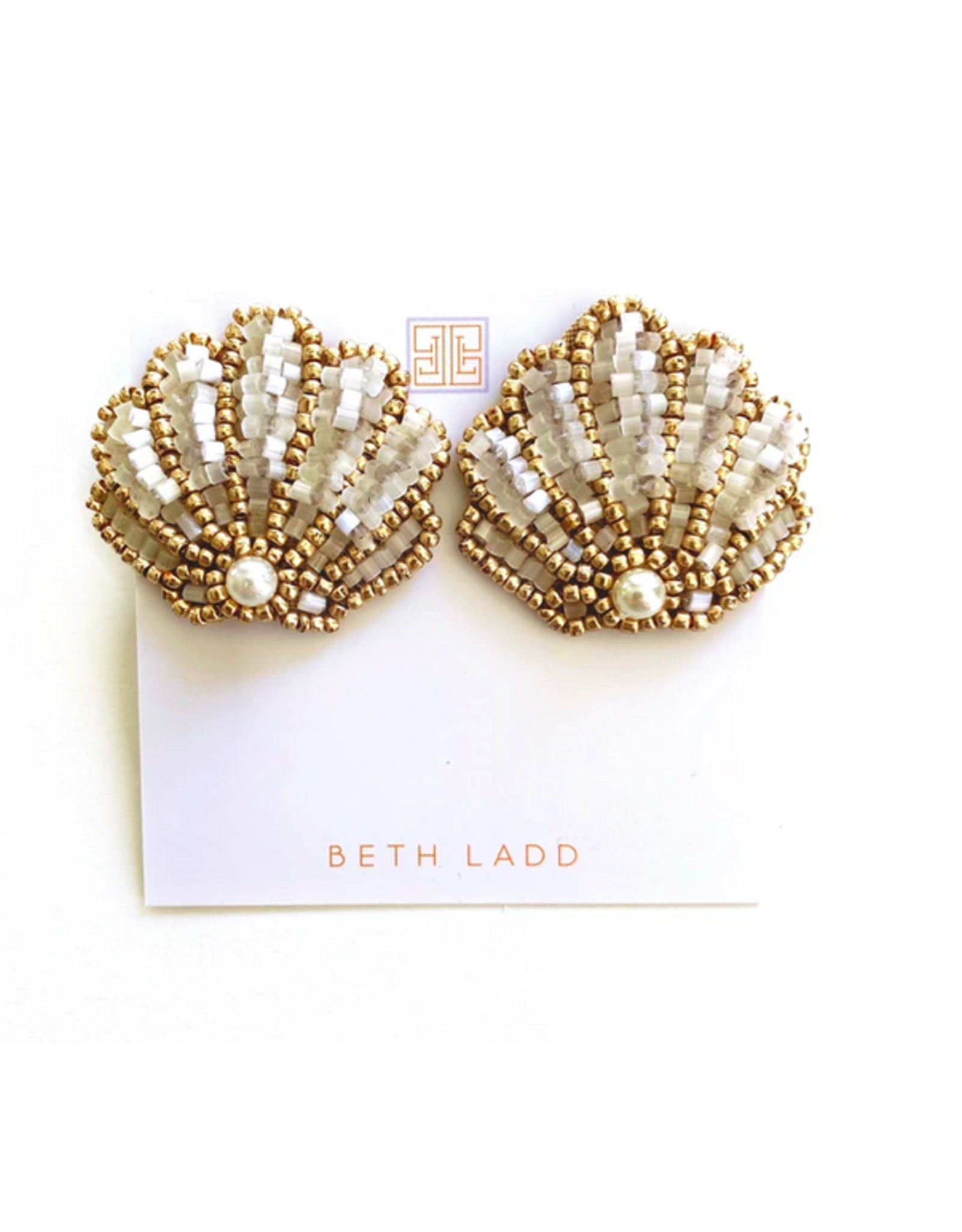 Beth Ladd Collection Seashell Studs by Beth Ladd