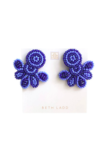 Beth Ladd Collection Love Studs in Navy/Periwinkle by Beth Ladd