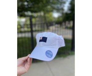Casquette brodée – Blanc cassé/vert – Enfant – FR