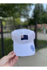 Smathers & Branson White Bunker Hill Performance Flag Hat