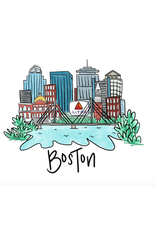 Anna Whitham Boston Tea Towel by Anna Whitham