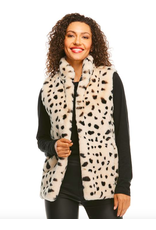 Donna Salyers Fabulous Furs Wild Cheetah Faux Fur BFF Vest Size Medium