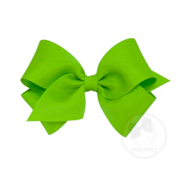 Wee Ones Wee Ones Small Bow in Apple Green