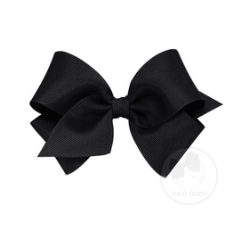 Wee Ones Wee Ones Small Bow in Black