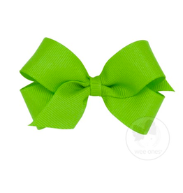 Wee Ones Wee Ones Mini Bow in Apple Green