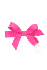 Wee Ones Wee Ones Tiny Bow in Hot Pink