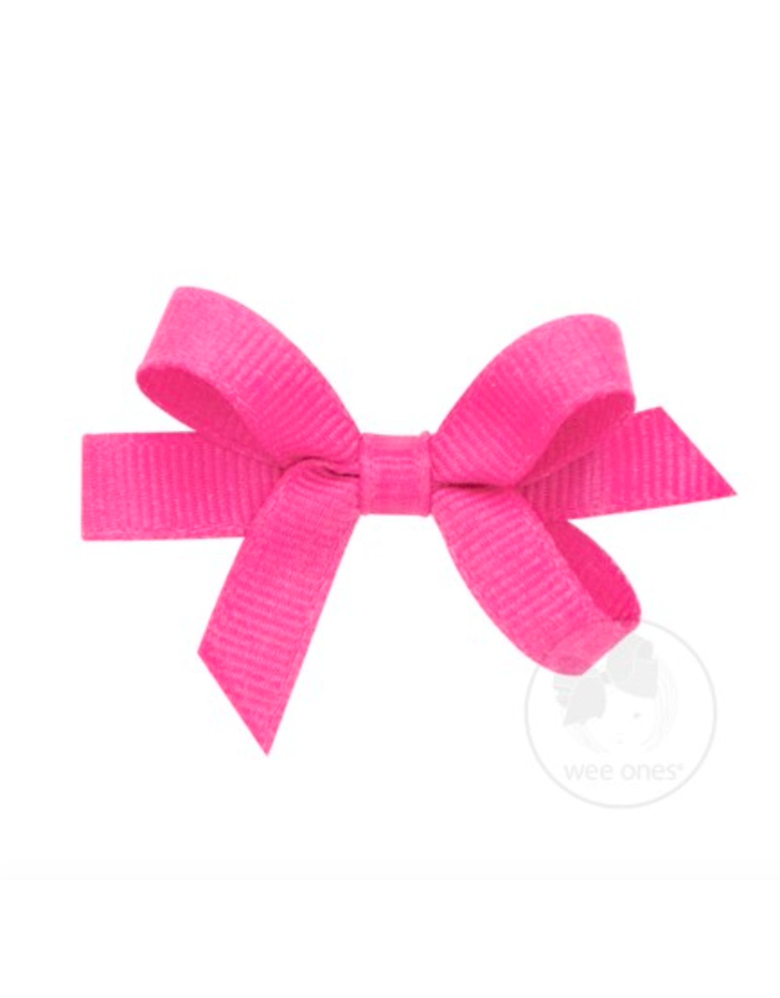 Wee Ones Small Grosgrain Bow Light Pink