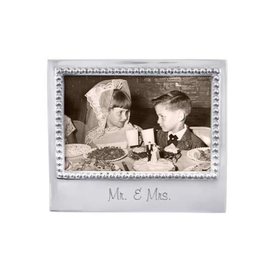 Mariposa Mr. and Mrs. Beaded 4x6 Frame