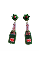 Beth Ladd Collection Classic Champagne Earrings in Christmas Colors by Beth Ladd