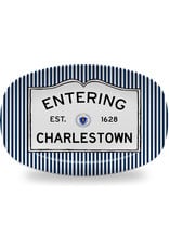 The Muddy Dog Entering Charlestown Navy Stripe Tray