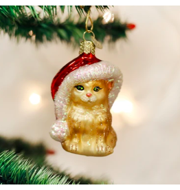 Santa's Kitten Ornament