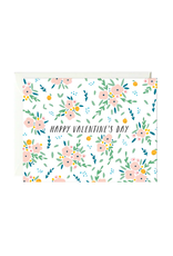 Paula and Waffle Valentine's Day Bouquets Card