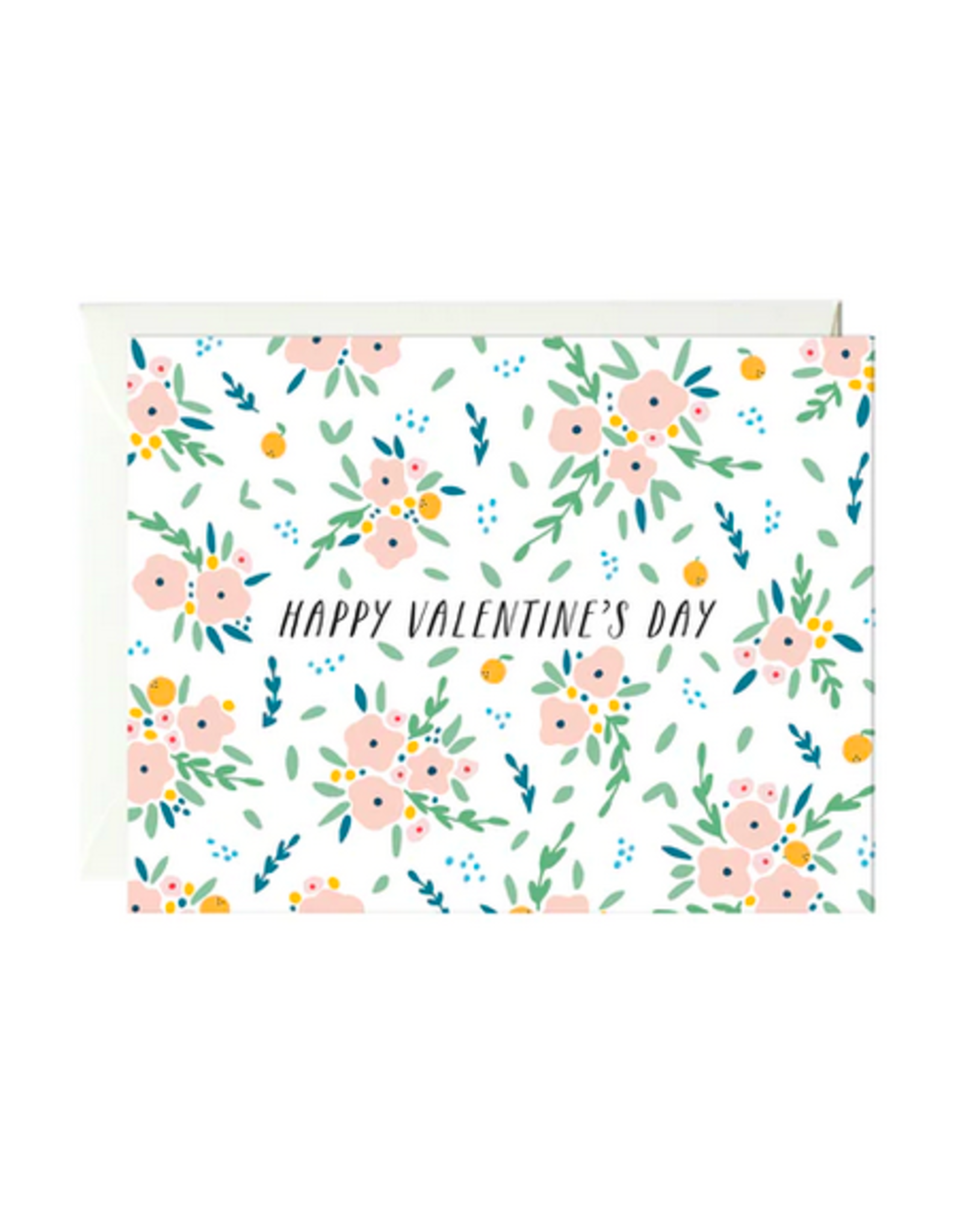 Paula and Waffle Valentine's Day Bouquets Card