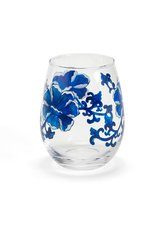 Decor Shop by Place & Gather Chinoserie Hand Painted Stemless Wine Glass