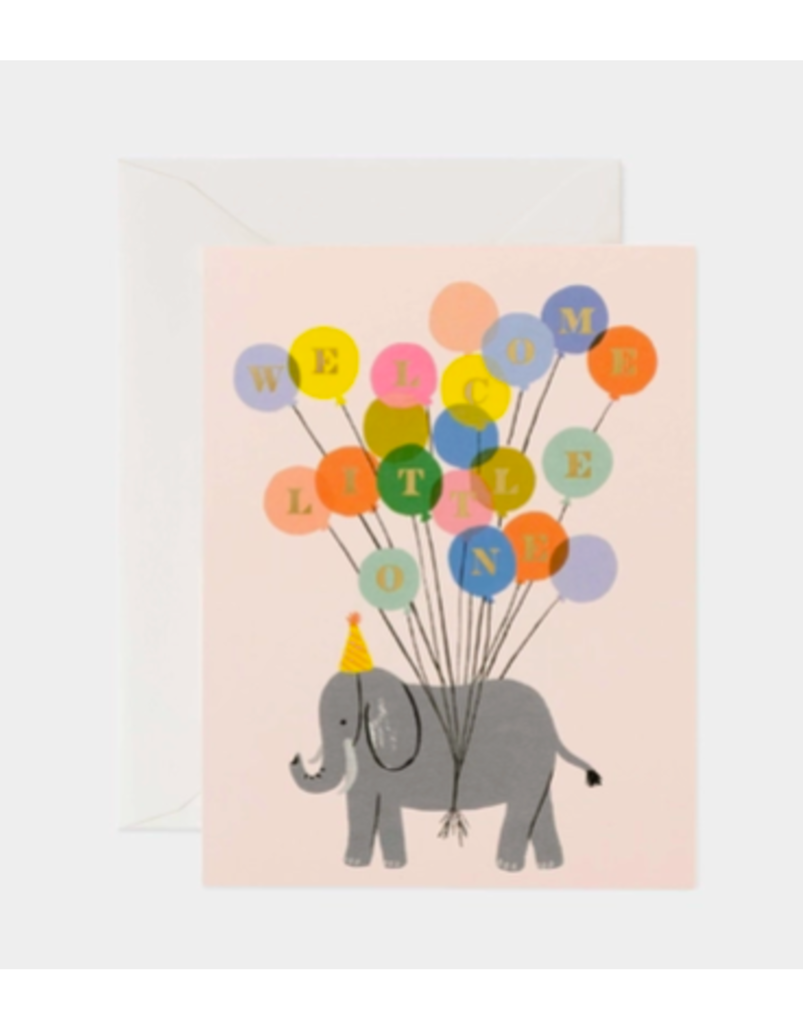 Rifle Paper Co. Welcome Elephant Baby Card