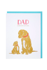 Smudge Ink Puppy's Love Father's Day Card