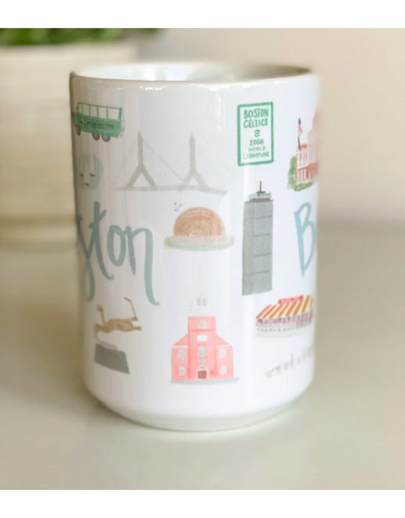 Palm Prints Co Boston Icon Mug by Palm Prints