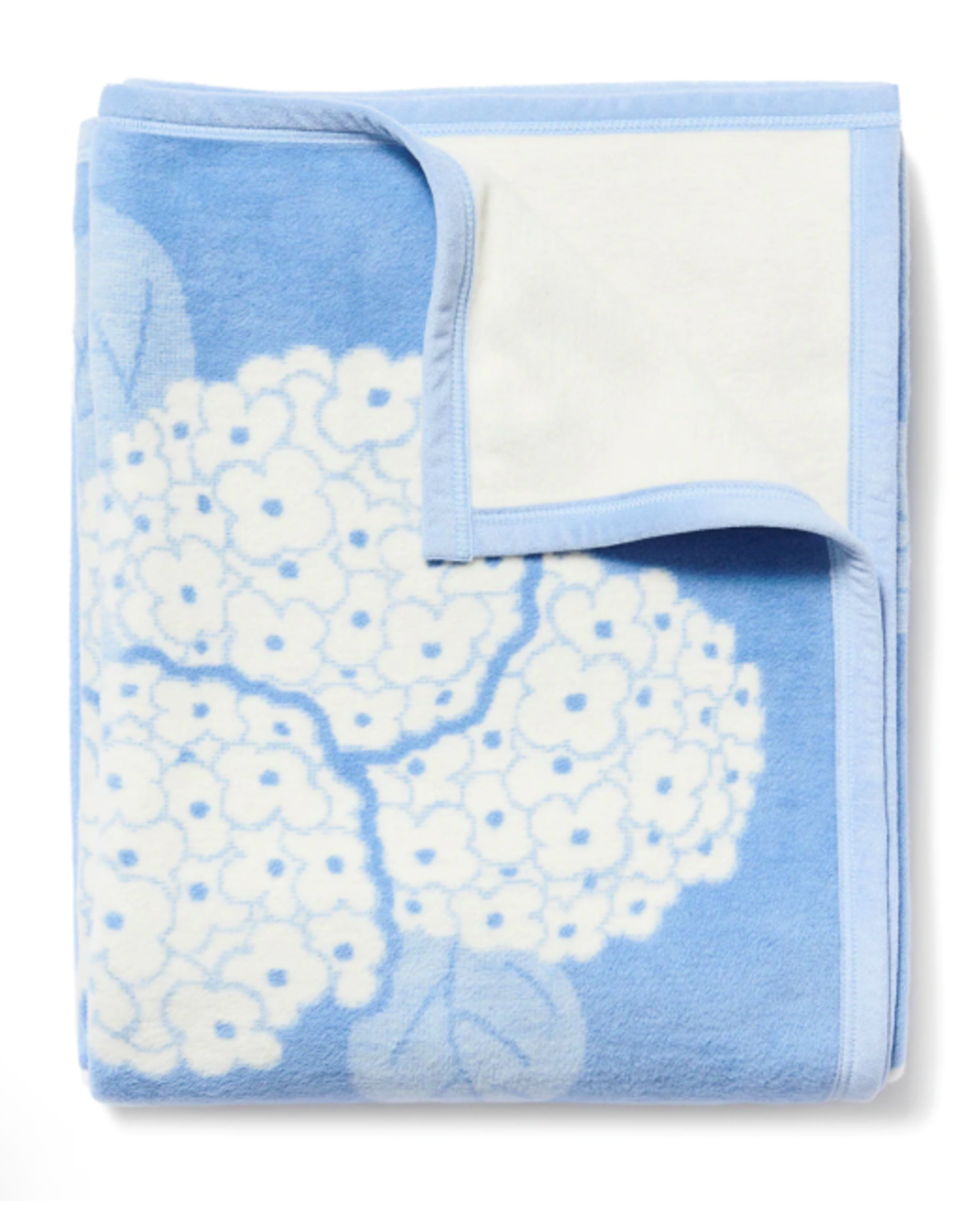 ChappyWrap Hydrangeas Light Blue Blanket by ChappyWrap