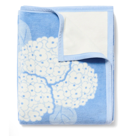 ChappyWrap Hydrangeas Light Blue Blanket by ChappyWrap