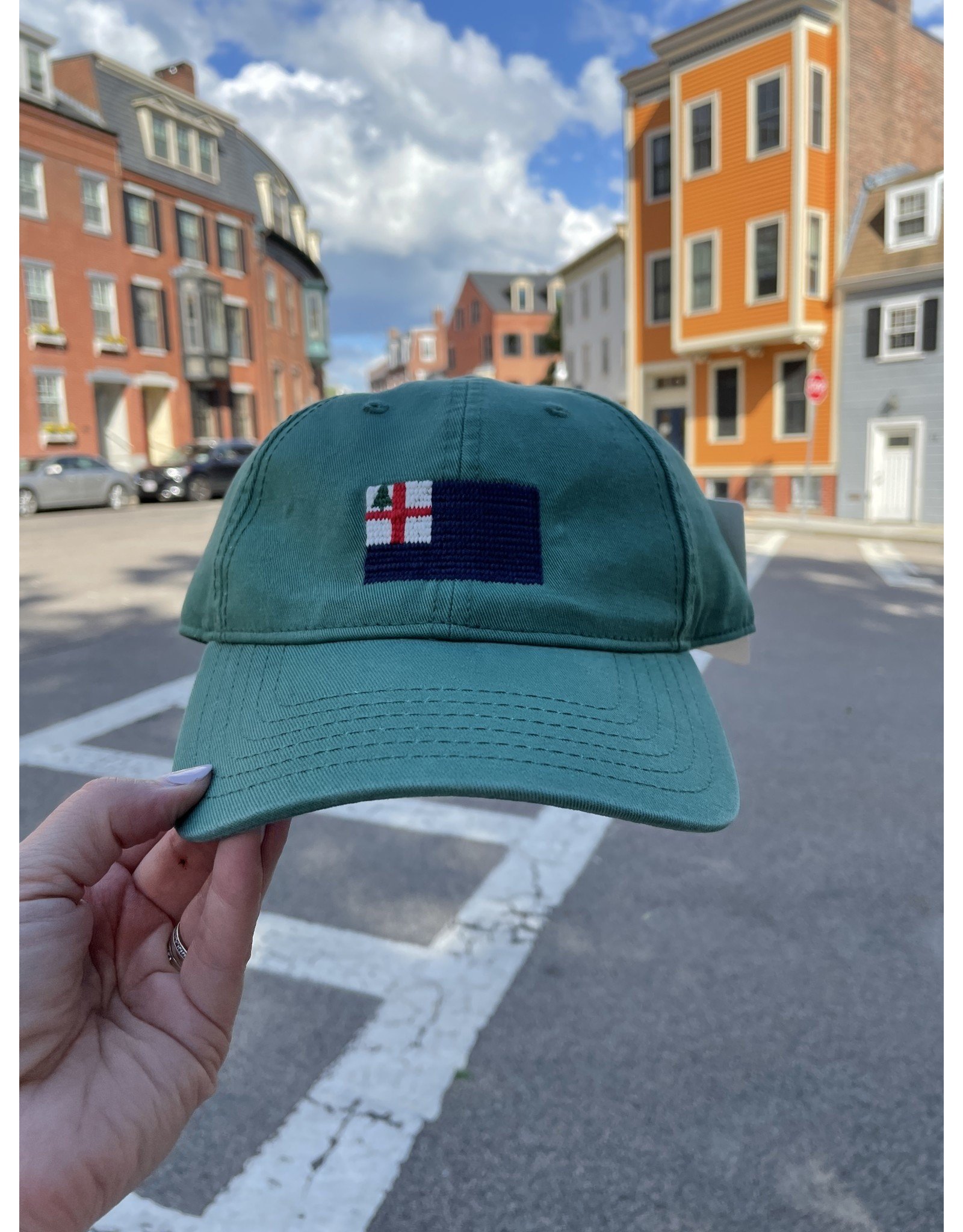 Harding Lane Bunker Hill Flag Hat - Kid Moss Green