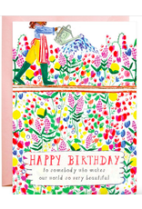 Mr. Boddington's Studio Happy Birthday Peonies and Roses Card