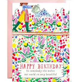 Mr. Boddington's Studio Happy Birthday Peonies and Roses Card