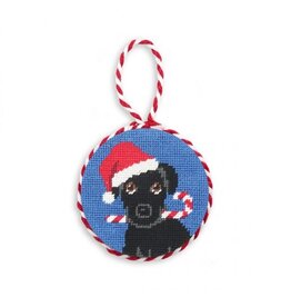 Smathers & Branson Christmas Black Lab Ornament