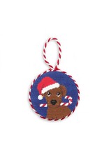 Smathers & Branson Christmas Chocolate Lab Ornament