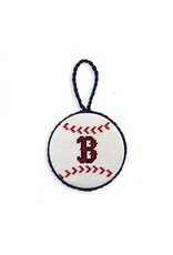 Smathers & Branson Red Sox Needlepoint Ornament