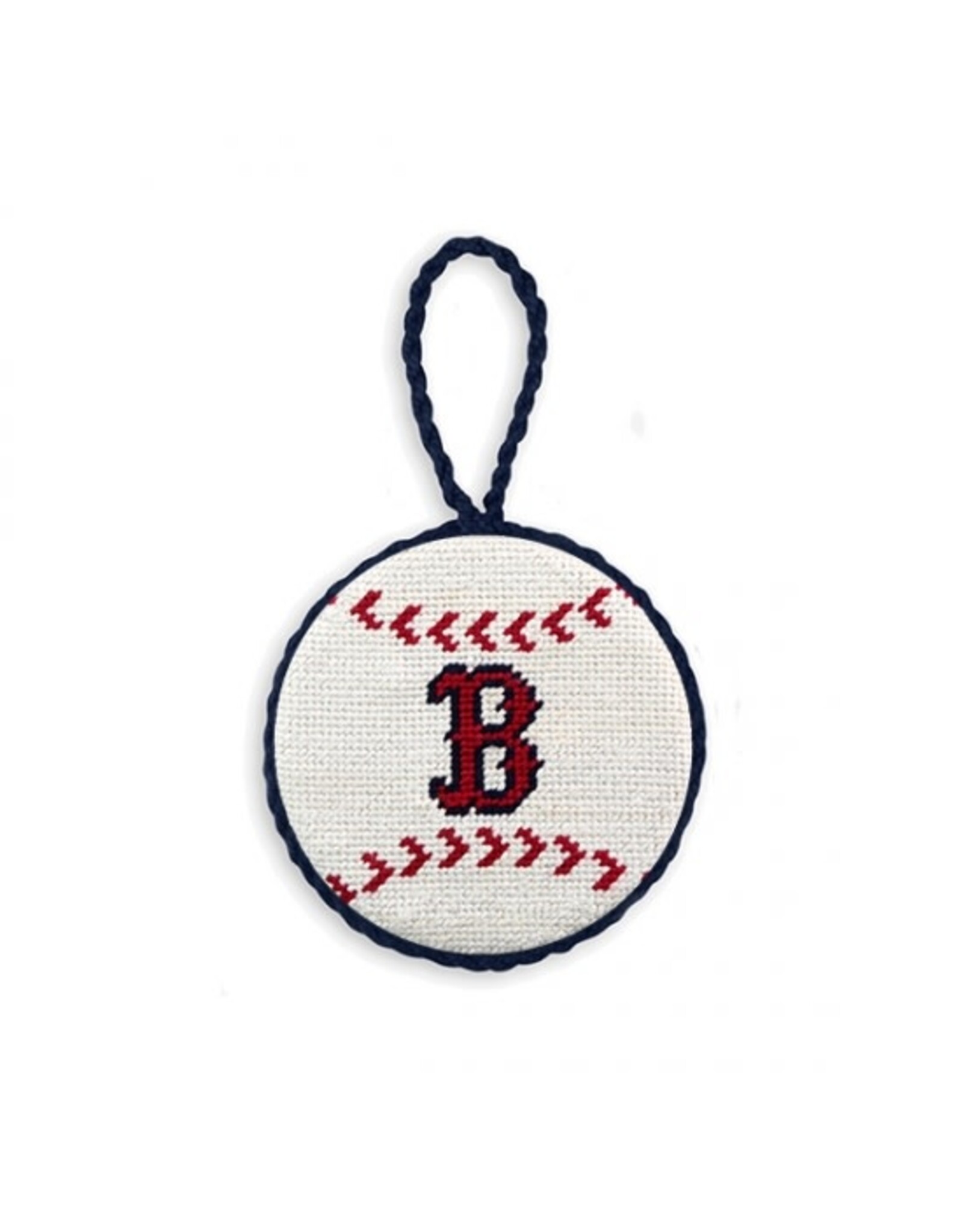Smathers & Branson Red Sox Needlepoint Ornament