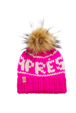 Shit That I Knit Apres Beanie in Hot Pink
