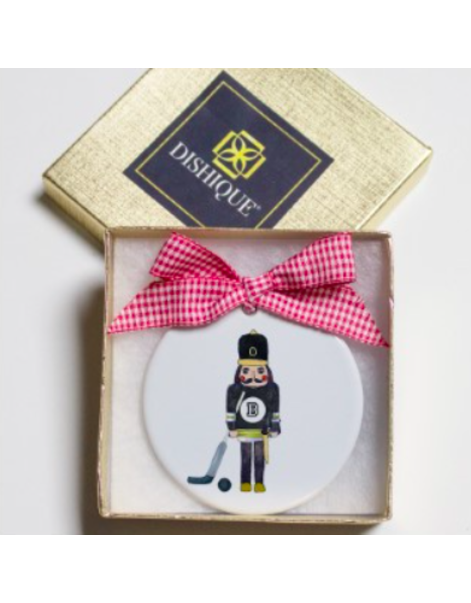Dishique Boston Bruin Nutcracker Ornament
