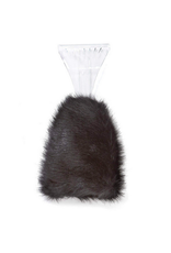 Donna Salyers Fabulous Furs Black Fox Faux Fur Ice Scraper