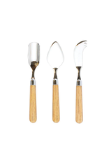 Vietri Albero Oak Cheese Knife Set