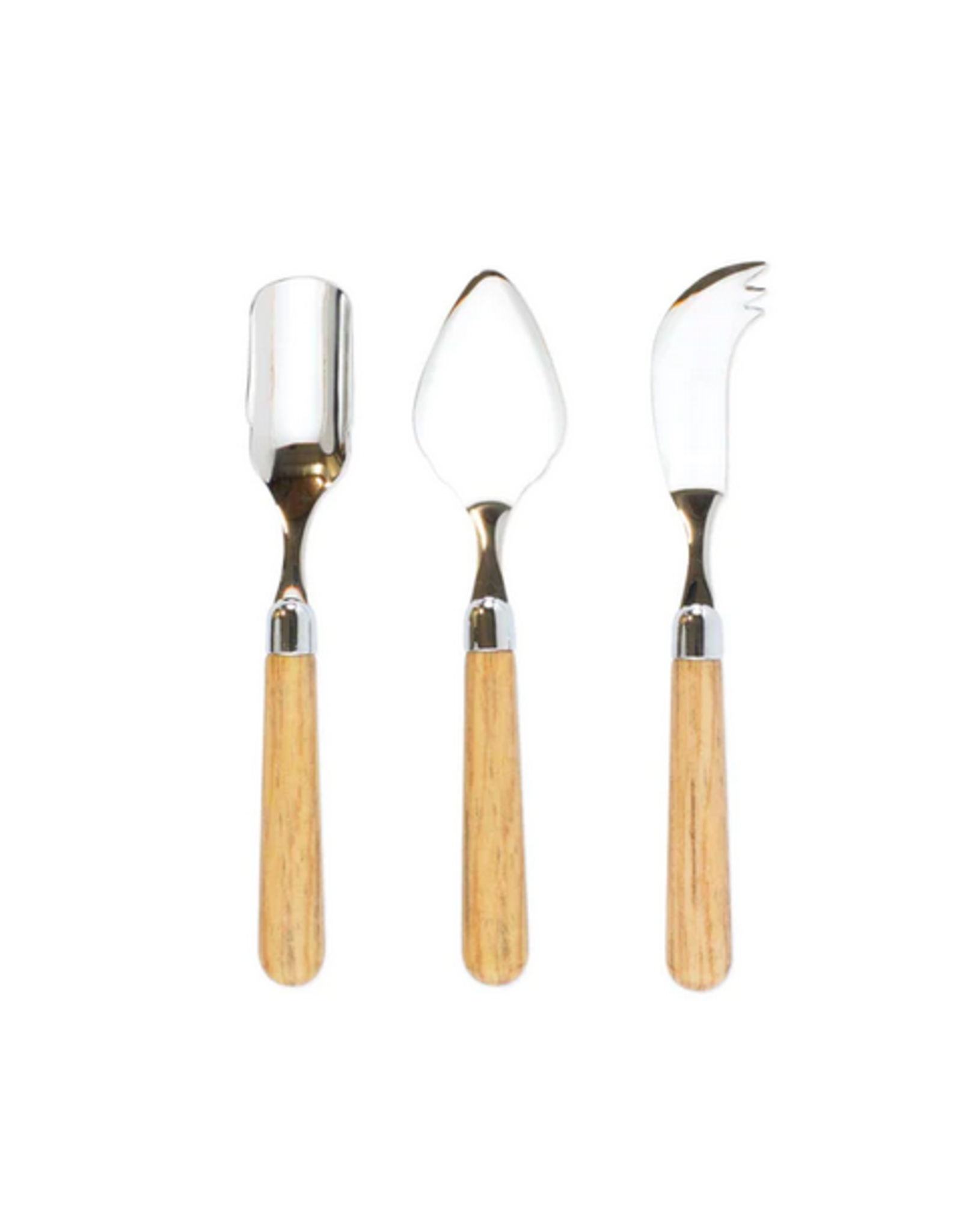 Vietri Albero Oak Cheese Knife Set