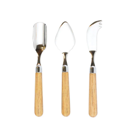 Vietri Albero Oak Cheese Knife Set