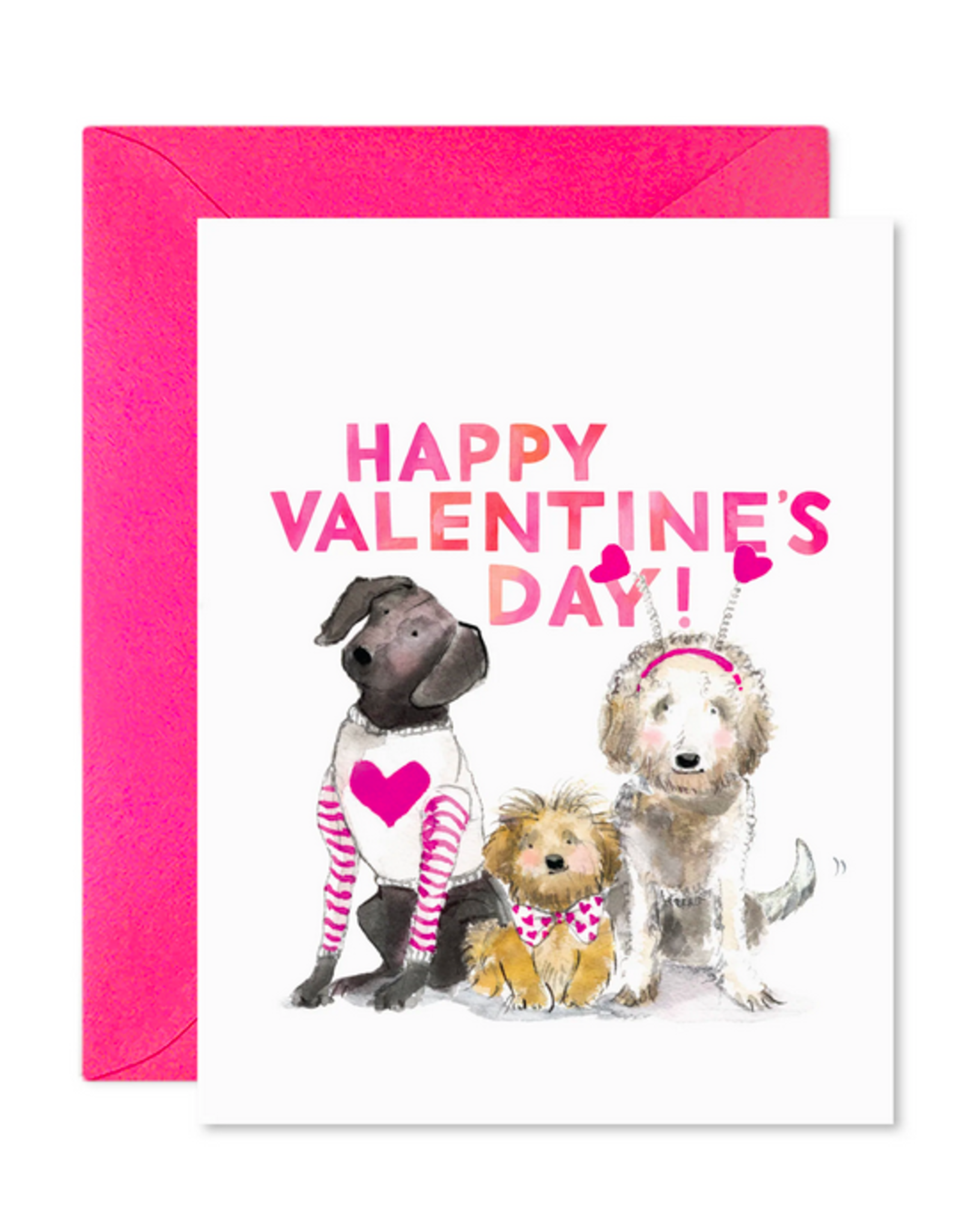 E. Frances Valentine Doggies Card