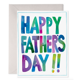 E. Frances Happy Fathers Day Colors Card