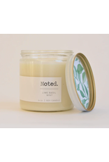 Noted Lime Basil Mint Candle 8 oz