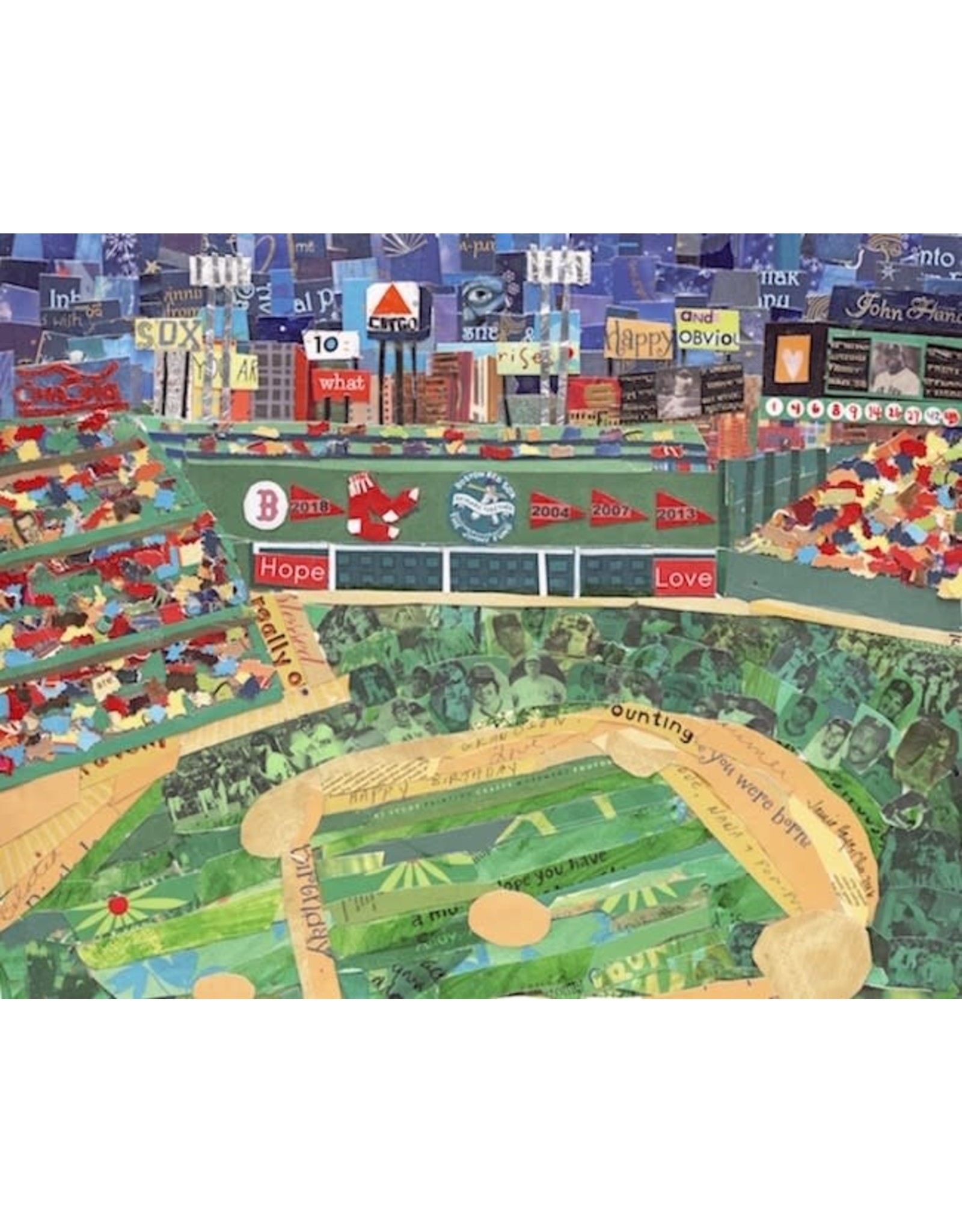 Janice Hayes-Cha Fenway Park Matted Print