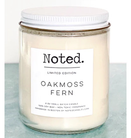 Noted Oakmoss Fern Candle 8 oz