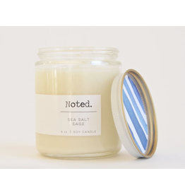 Noted Sea Salt Sage Candle 8oz