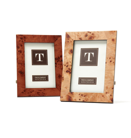 Decor Shop by Place & Gather Burled Wood 4x6 Frame