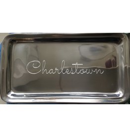 Mariposa Charlestown Script Signature Tray