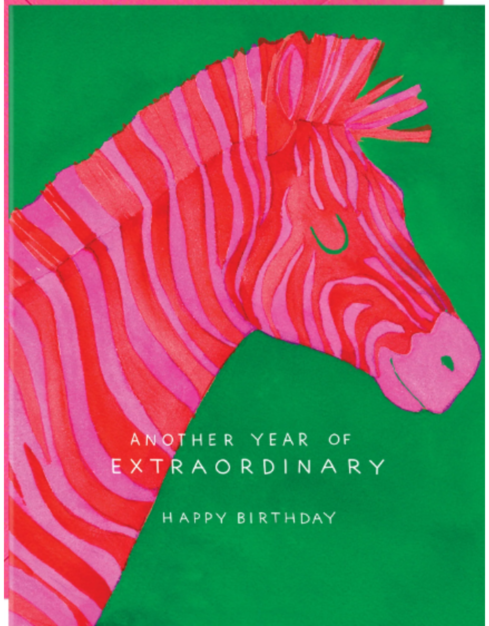 E. Frances Extraordinary Zebra Birthday Card