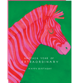 E. Frances Extraordinary Zebra Birthday Card