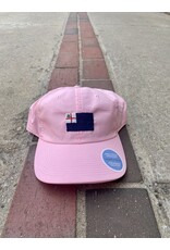 Smathers & Branson Cherry Blossom Pink Bunker Hill Performance Flag Hat