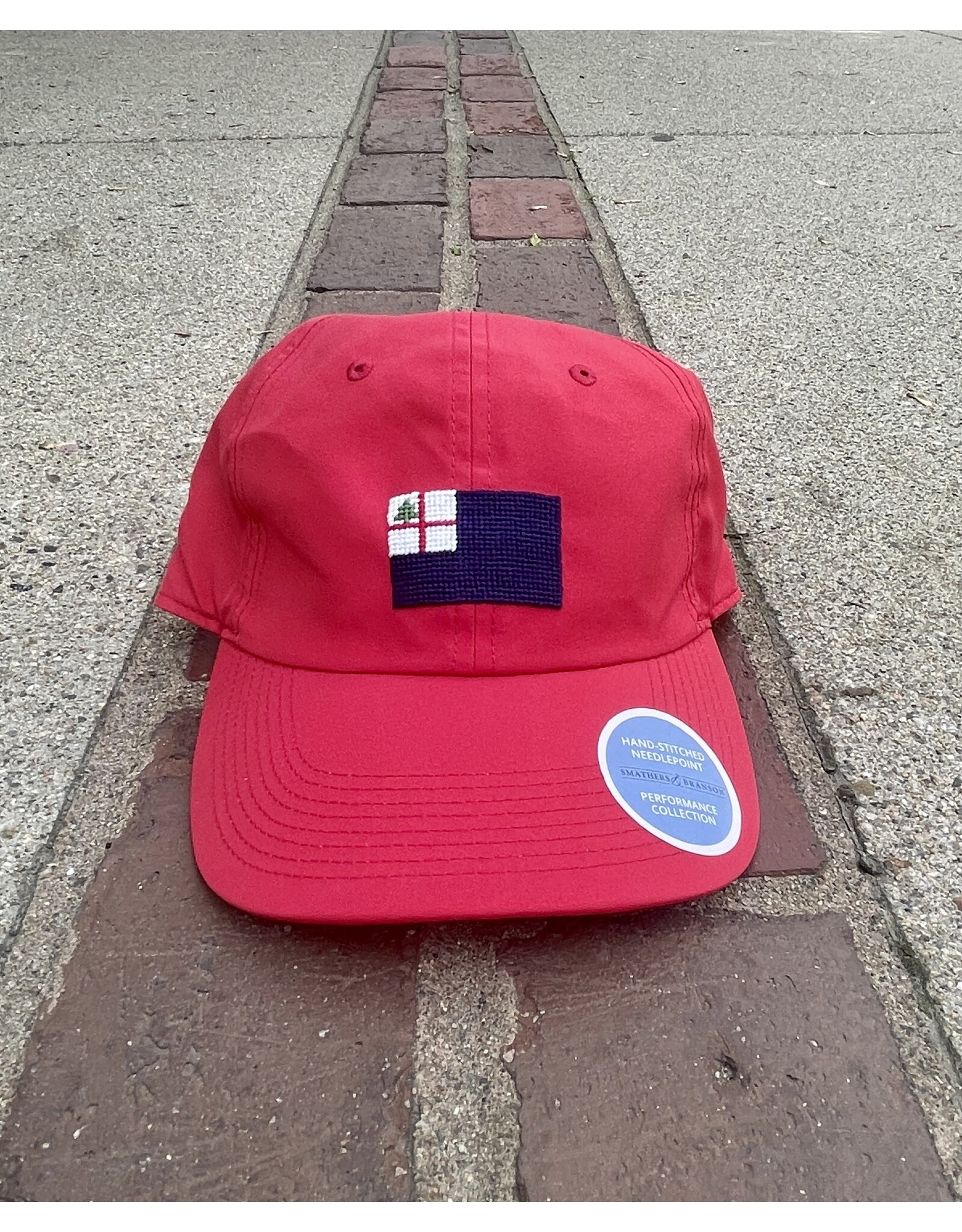 Smathers & Branson Sunday Red Bunker Hill Performance Flag Hat