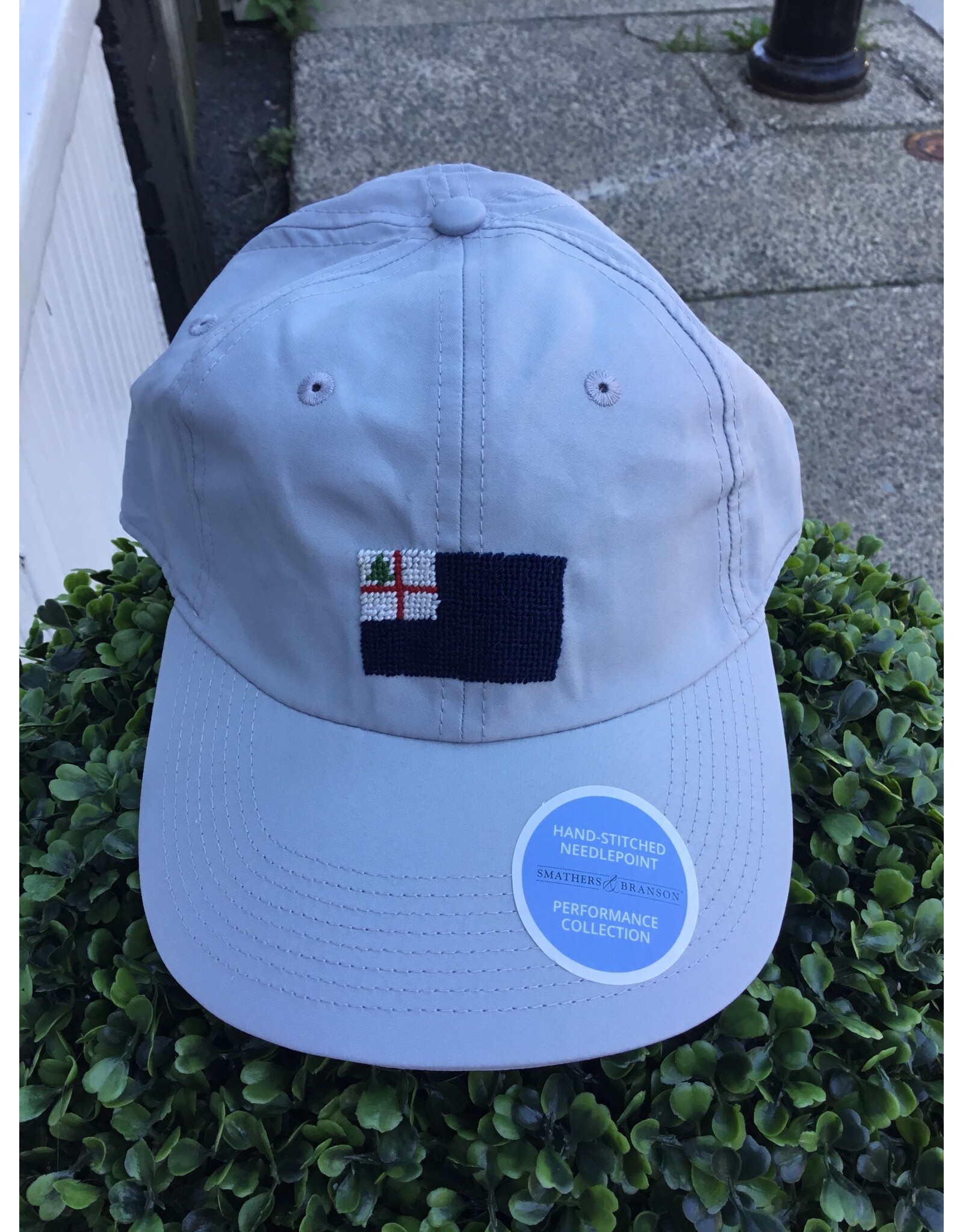 Smathers & Branson Grey Bunker Hill Performance Flag Hat